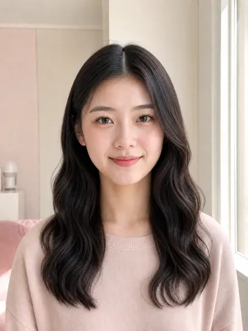 Women AI Hairstyle Changer preview: Mermaid waves