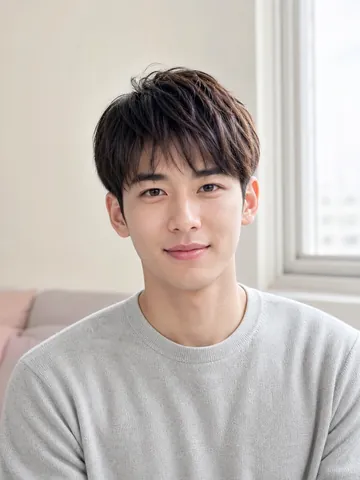 Adult man used to preview men's hairstyle presets