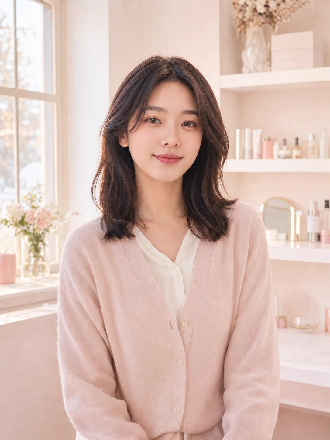 AI Virtual Makeup That Lets Your Real Features Lead — Soft brown